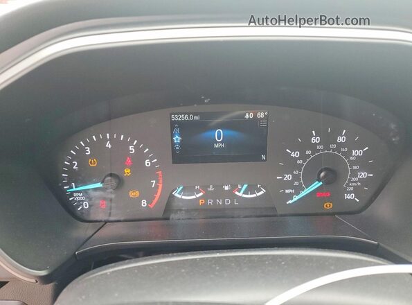 1FMCU0F66NUB56245 2022 FORD ESCAPE Черный Вид щитка приборов