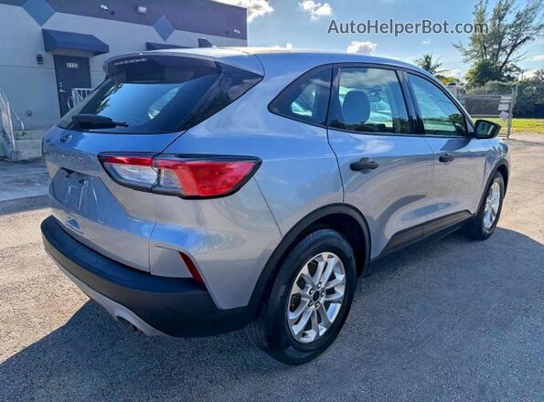 1FMCU0F66NUB62157 2022 FORD ESCAPE Серебряный Задняя правая четверть