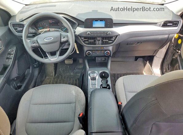 1FMCU0F67NUB67271 2022 FORD ESCAPE Серый Вид панели приборов
