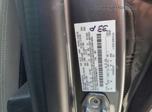 1FMCU0F67NUB67271 2022 FORD ESCAPE Серый Панорамный вид салона 360°
