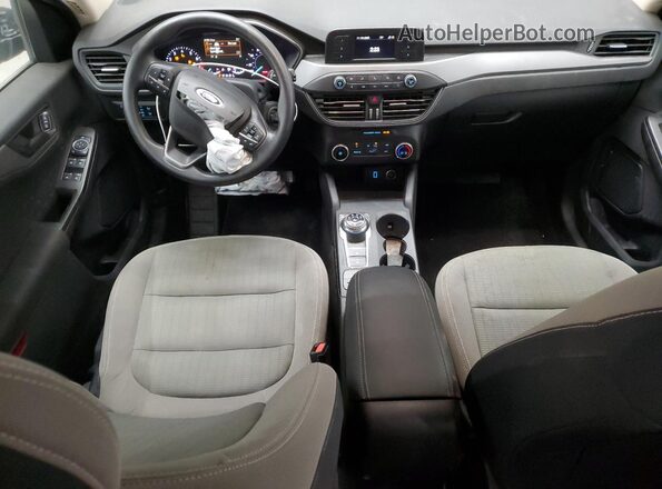 1FMCU0F68LUB46930 2020 FORD ESCAPE Серый Вид панели приборов