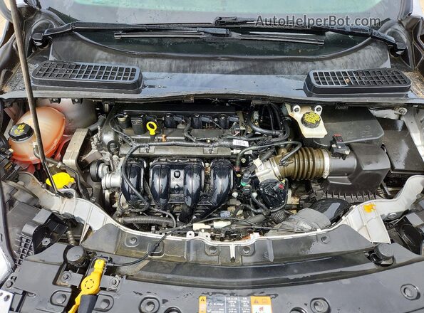 1FMCU0F70HUB98942 2017 FORD ESCAPE Серебряный Вид подкапотного пространства