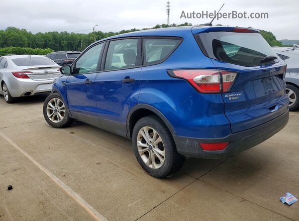 1FMCU0F70JUB08162 2018 FORD ESCAPE Blue Rear left