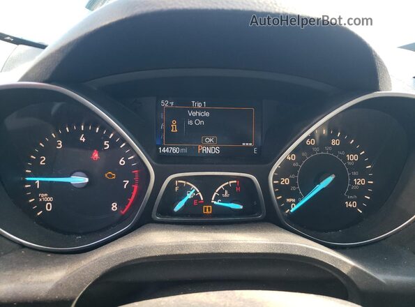 1FMCU0F70JUD46920 2018 FORD ESCAPE Серебряный Вид щитка приборов