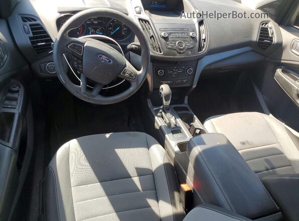 1FMCU0F70KUB76544 2019 FORD ESCAPE Blue Widok deski rozdzielczej
