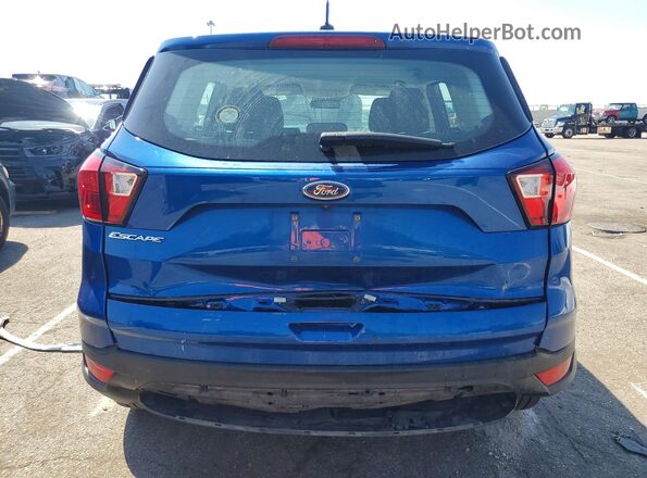 1FMCU0F70KUB76544 2019 FORD ESCAPE Blue Widok z tyłu