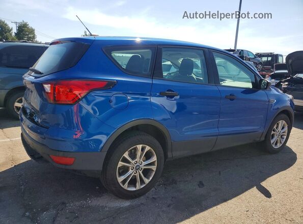 1FMCU0F70KUB76544 2019 FORD ESCAPE Blue Tył prawy