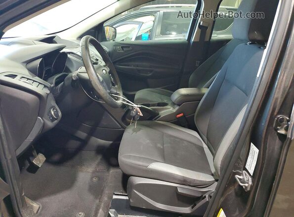 1FMCU0F71GUC76725 2016 FORD ESCAPE Gray Widok wnętrza z przodu