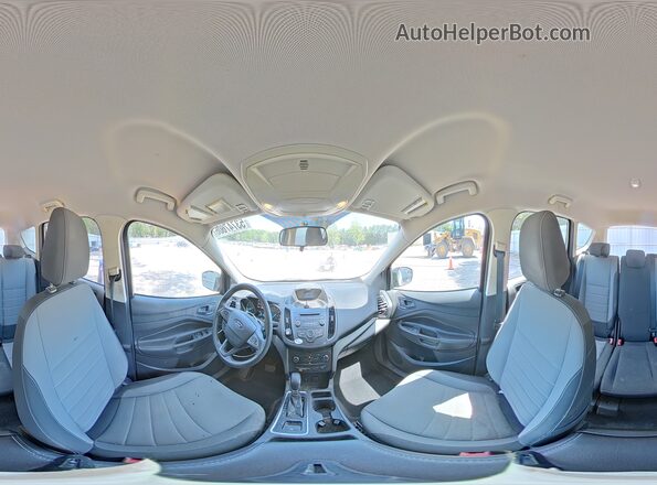 1FMCU0F71HUD34088 2017 FORD ESCAPE Серебряный Панорамный вид салона 360°
