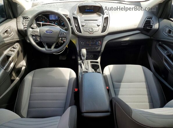 1FMCU0F71HUD92038 2017 FORD ESCAPE Черный Вид панели приборов