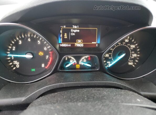 1FMCU0F72HUC28538 2017 FORD ESCAPE White Widok zestawu wskaźników