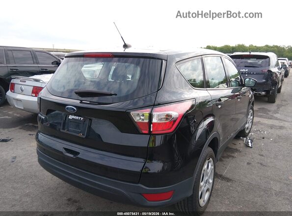 1FMCU0F72HUD92016 2017 FORD ESCAPE Black Trasero derecho