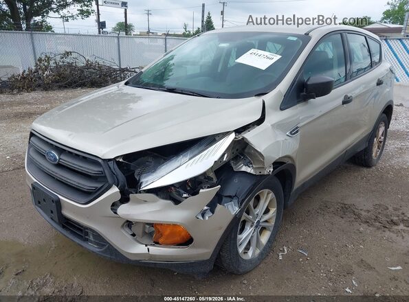 1FMCU0F73HUD73250 2017 FORD ESCAPE Gold Vista tres cuartos delantera izquierda