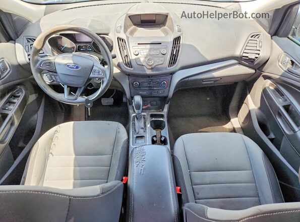 1FMCU0F73HUE02696 2017 FORD ESCAPE Синий Вид панели приборов