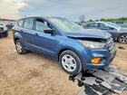 2018 Ford Escape S Blue vin: 1FMCU0F73JUB53869