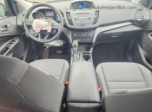 1FMCU0F73JUB53869 2018 FORD ESCAPE Blue Вид панелі приладів