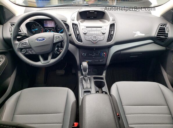 1FMCU0F74HUD29385 2017 FORD ESCAPE Silver Widok deski rozdzielczej
