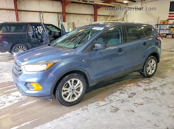 1FMCU0F74JUA97098 2018 FORD ESCAPE Blue Առջևի ձախ երեք քառորդ տեսարան