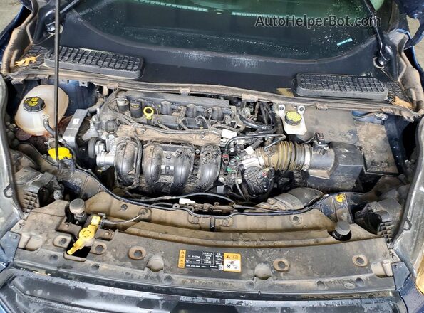 1FMCU0F74JUA97098 2018 FORD ESCAPE Blue Շարժիչի բաժամունքի տեսք