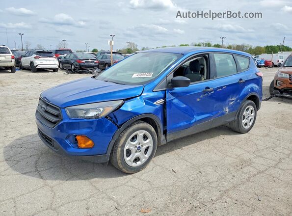 1FMCU0F74JUD02516 2018 FORD ESCAPE Blue Front left