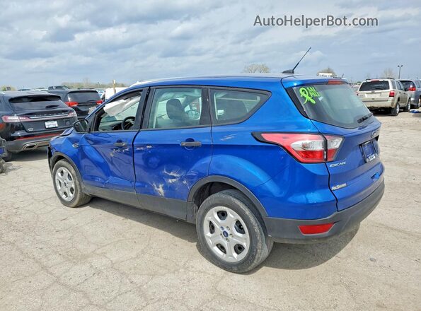 1FMCU0F74JUD02516 2018 FORD ESCAPE Blue Rear left