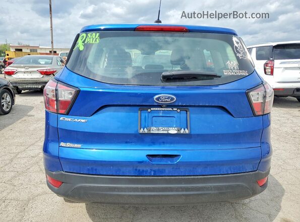 1FMCU0F74JUD02516 2018 FORD ESCAPE Blue Rear view