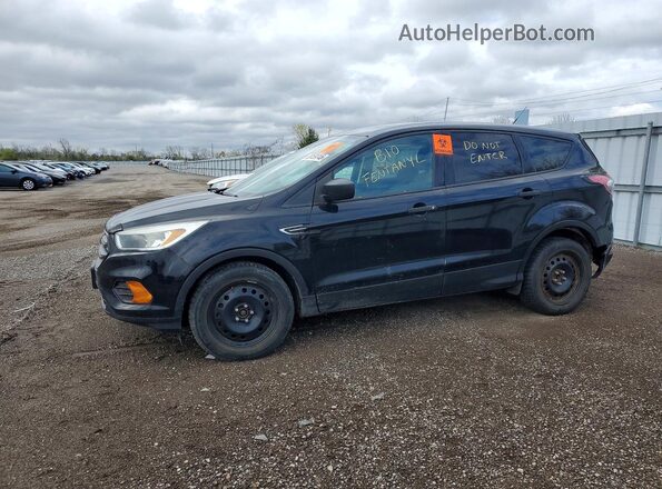 1FMCU0F76HUB09519 2017 FORD ESCAPE Черный Передняя левая четверть
