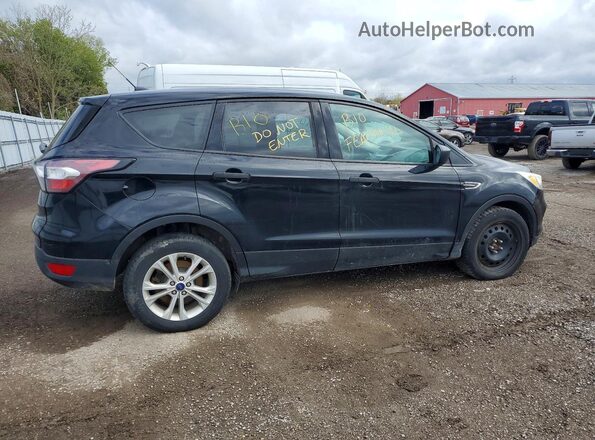 1FMCU0F76HUB09519 2017 FORD ESCAPE Черный Вид задней части салона