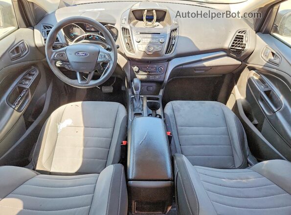 1FMCU0F76HUB90750 2017 FORD ESCAPE Black Widok deski rozdzielczej