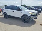 2017 Ford Escape S White vin: 1FMCU0F76HUC65804
