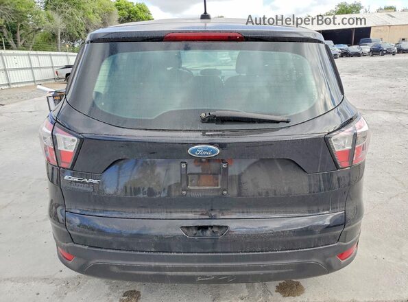 1FMCU0F76HUD28268 2017 FORD ESCAPE Black Widok z tyłu