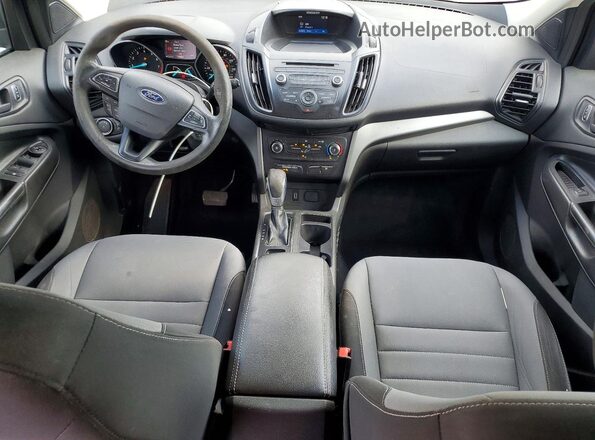 1FMCU0F76HUD28268 2017 FORD ESCAPE Black Widok deski rozdzielczej