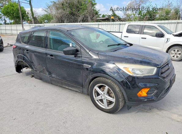 1FMCU0F76HUD28268 2017 FORD ESCAPE Black Przód prawy