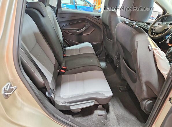1FMCU0F76HUD42803 2017 FORD ESCAPE Tan Вид задньої частини салону