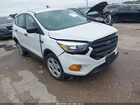 2018 Ford Escape S White vin: 1FMCU0F76JUB72321