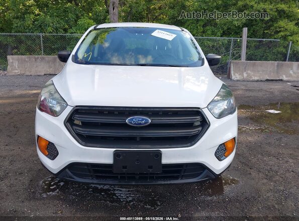 1FMCU0F76JUB97963 2018 FORD ESCAPE White Widok zestawu wskaźników