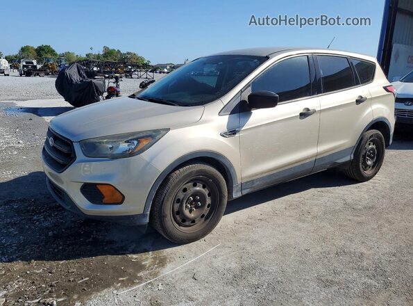 1FMCU0F76JUC54954 2018 FORD ESCAPE Бежевый Передняя левая четверть