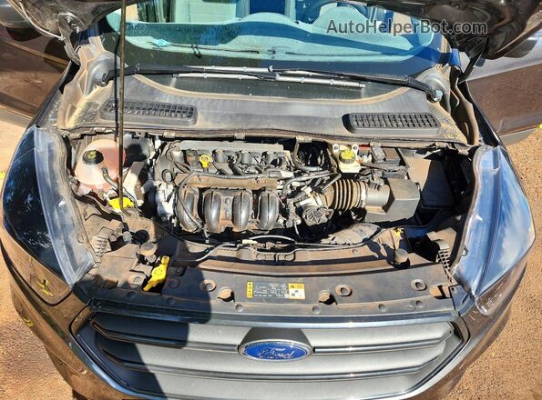 1FMCU0F76JUD44699 2018 FORD ESCAPE Серый Вид задней части салона