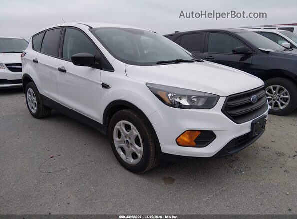 1FMCU0F76KUB66858 2019 FORD ESCAPE Белый Передняя правая четверть