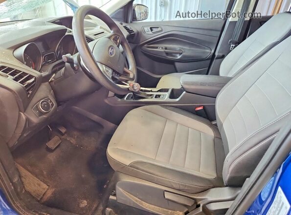 1FMCU0F77HUB50337 2017 FORD ESCAPE Blue Widok wnętrza z przodu