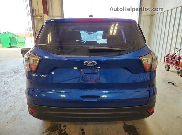 1FMCU0F77HUB50337 2017 FORD ESCAPE Blue Widok z tyłu
