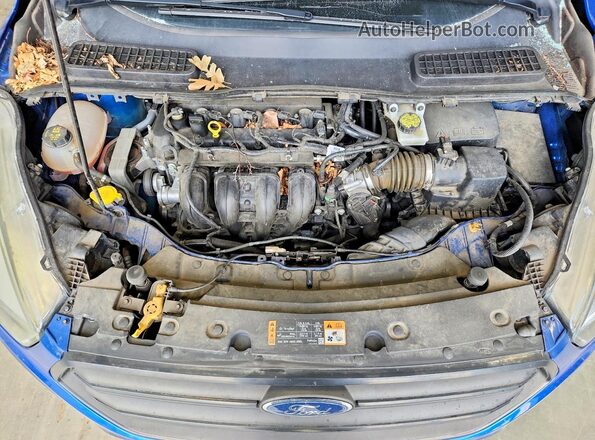1FMCU0F77HUB50337 2017 FORD ESCAPE Blue Widok wnętrza z tyłu