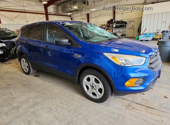 1FMCU0F77HUB50337 2017 FORD ESCAPE Blue Przód prawy