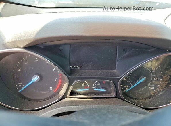 1FMCU0F77HUE08257 2017 FORD ESCAPE Синий Вид щитка приборов