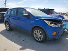 2017 Ford Escape S Синий vin: 1FMCU0F77HUE08257