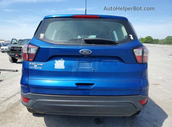 1FMCU0F77HUE08257 2017 FORD ESCAPE Синий Вид сзади