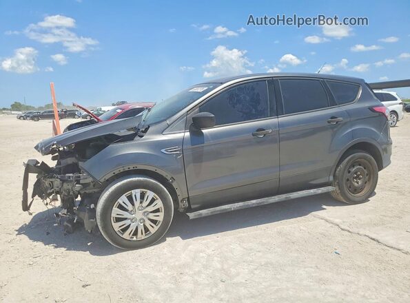 1FMCU0F77HUE25611 2017 FORD ESCAPE Charcoal Vista tres cuartos delantera izquierda