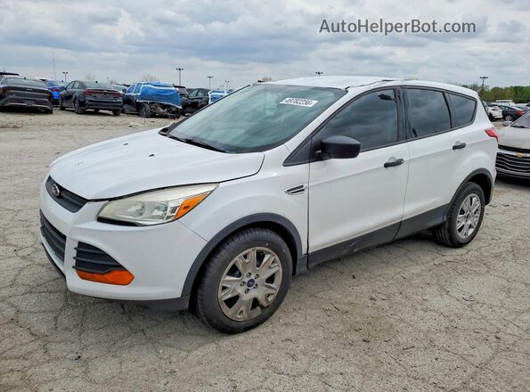 1FMCU0F78GUC41566 2016 FORD ESCAPE White წინა მარცხენა ხედი სამი მეოთხედიდან