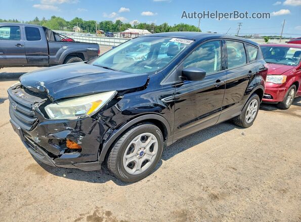 1FMCU0F78HUA44995 2017 FORD ESCAPE Черный Передняя левая четверть
