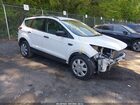 2017 Ford Escape S White vin: 1FMCU0F78HUB37306